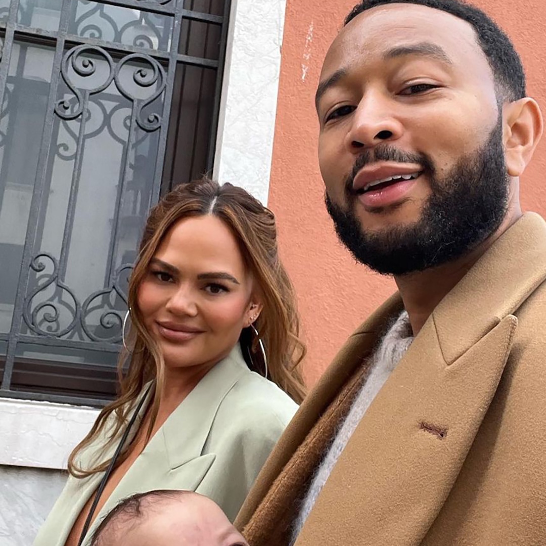 John Legend Adorably Carries Baby Girl Esti in Carrier on Family Trip John Legend Adorably Carries Baby Girl Esti in Carrier on Family Trip